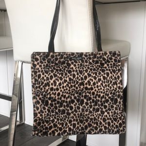 Kate spade leopard tote